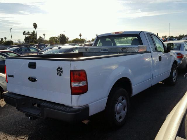 1FTRF12298KD36322 - 2008 FORD F150 WHITE photo 4