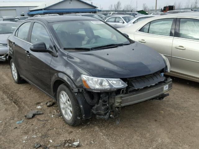 1G1JD5SH3H4140520 - 2017 CHEVROLET SONIC LT BLACK photo 1