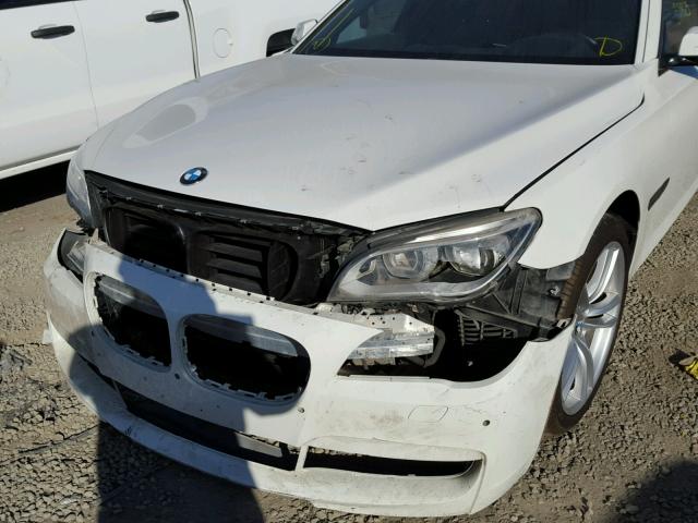 WBAYA6C53DC995174 - 2013 BMW 740 I WHITE photo 9