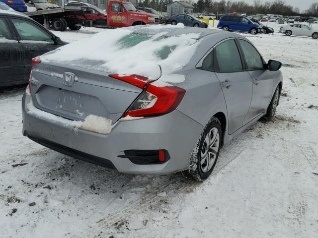 2HGFC2F5XGH511450 - 2016 HONDA CIVIC LX GRAY photo 4