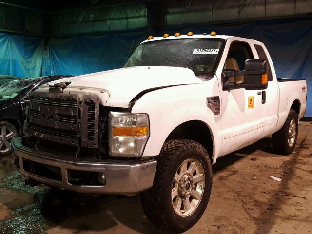 1FTSX21R68EC05172 - 2008 FORD F250 SUPER WHITE photo 2