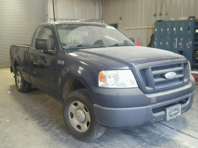 1FTRF12276NB86738 - 2006 FORD F150 BLUE photo 1