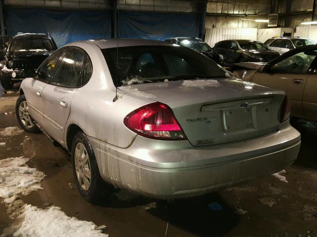 1FAFP53U17A203703 - 2007 FORD TAURUS SE SILVER photo 3