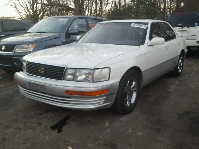 JT8UF11E1R0194405 - 1994 LEXUS LS 400 WHITE photo 2