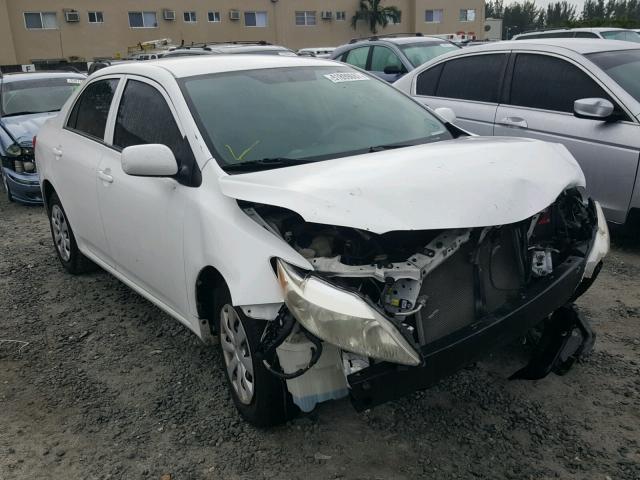 2T1BU4EE4AC412423 - 2010 TOYOTA COROLLA BA WHITE photo 1