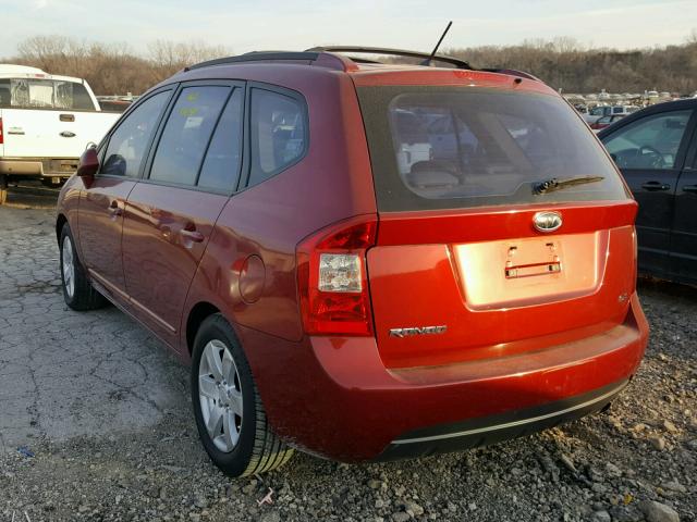 KNAFG525277121011 - 2007 KIA RONDO BASE RED photo 3