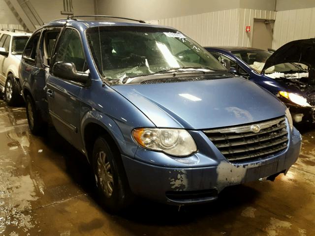 2A4GP54L77R137779 - 2007 CHRYSLER TOWN & COU BLUE photo 1