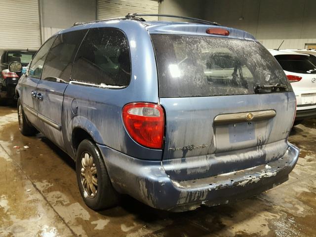 2A4GP54L77R137779 - 2007 CHRYSLER TOWN & COU BLUE photo 3