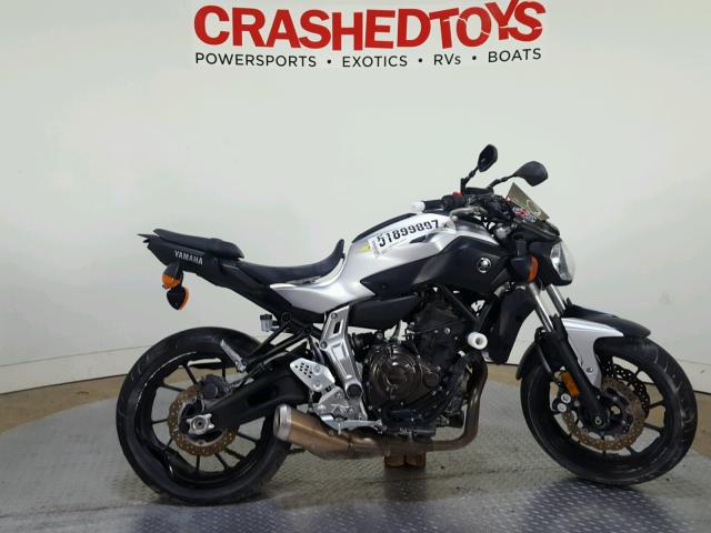 JYARM06E0HA011595 - 2017 YAMAHA FZ07 GRAY photo 1