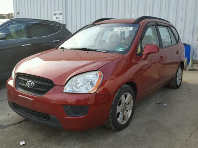 KNAFG526887157473 - 2008 KIA RONDO LX RED photo 2