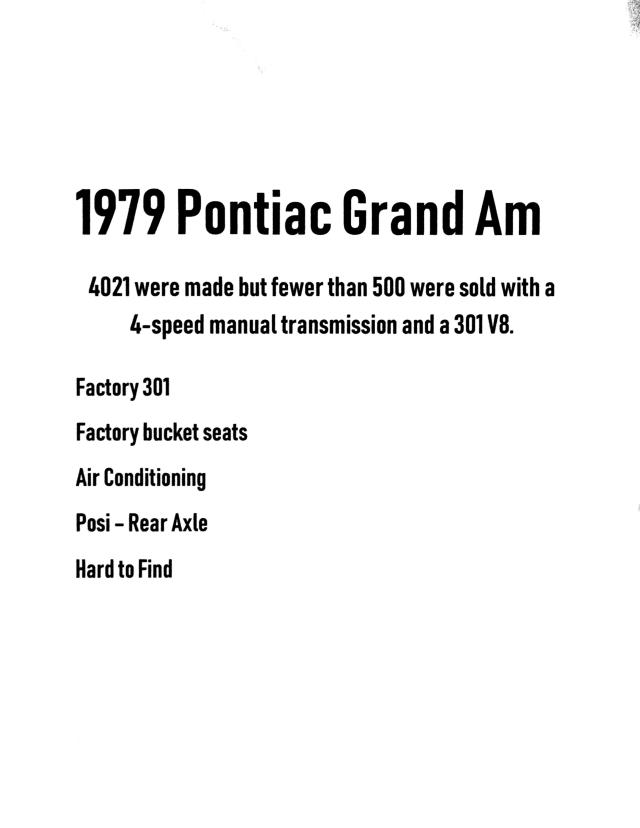 2G27W9P601072 - 1979 PONTIAC GRANDAM BLACK photo 10
