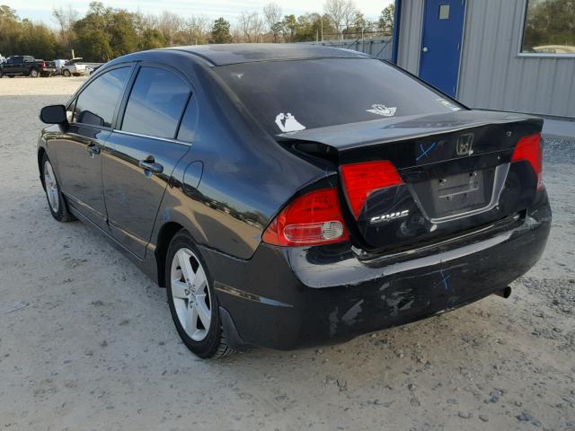 1HGFA16806L140651 - 2006 HONDA CIVIC EX 黑色 照片 3