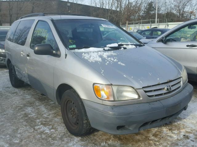 4T3ZF13C22U500628 - 2002 TOYOTA SIENNA LE GRAY photo 1