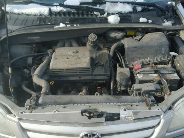 4T3ZF13C22U500628 - 2002 TOYOTA SIENNA LE GRAY photo 7