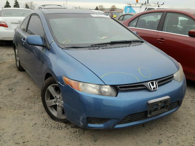 2HGFG12866H528971 - 2006 HONDA CIVIC EX BLUE photo 1