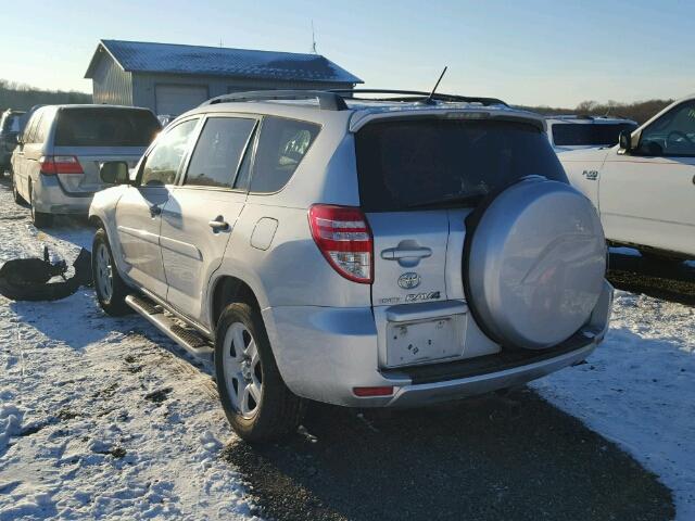 2T3ZF4DV2AW037986 - 2010 TOYOTA RAV4 SILVER photo 3