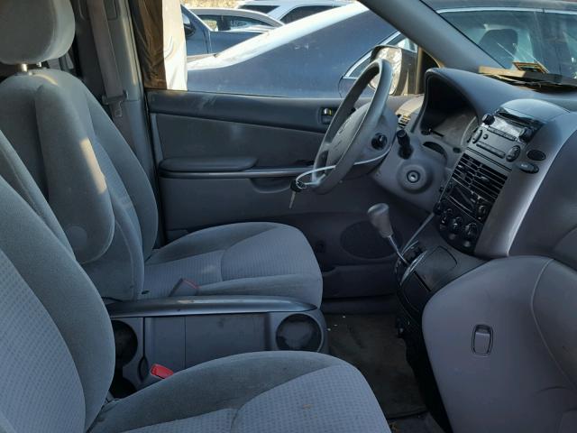 5TDZK23C87S091495 - 2007 TOYOTA SIENNA CE SILVER photo 5