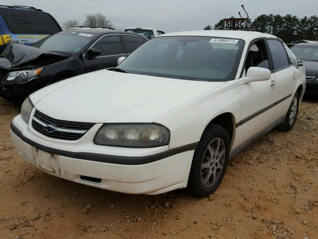 2G1WF52EX49315178 - 2004 CHEVROLET IMPALA WHITE photo 2