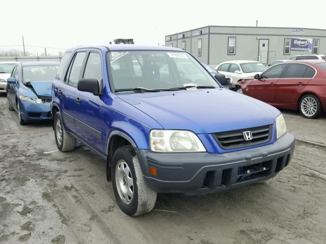 JHLRD2844YC013541 - 2000 HONDA CR-V LX BLUE photo 1