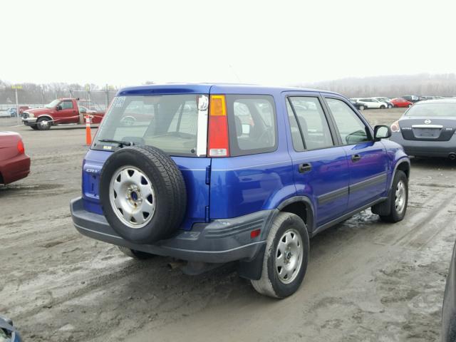 JHLRD2844YC013541 - 2000 HONDA CR-V LX BLUE photo 4