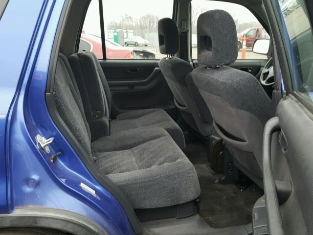 JHLRD2844YC013541 - 2000 HONDA CR-V LX BLUE photo 6