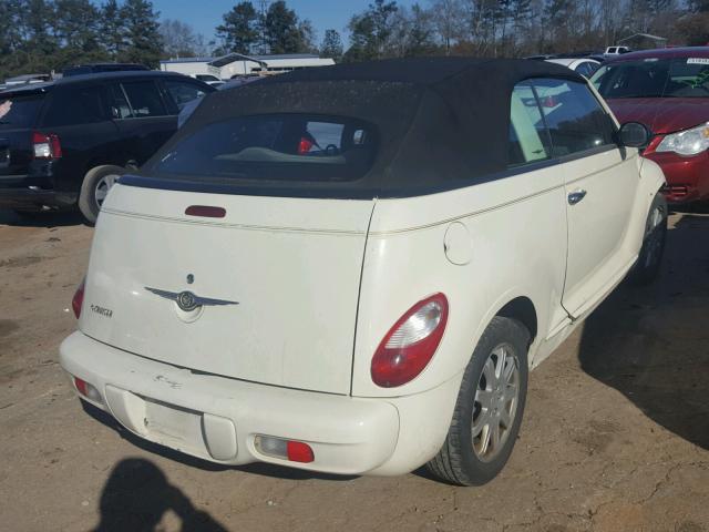 3C3JY45XX7T569160 - 2007 CHRYSLER PT CRUISER WHITE photo 4