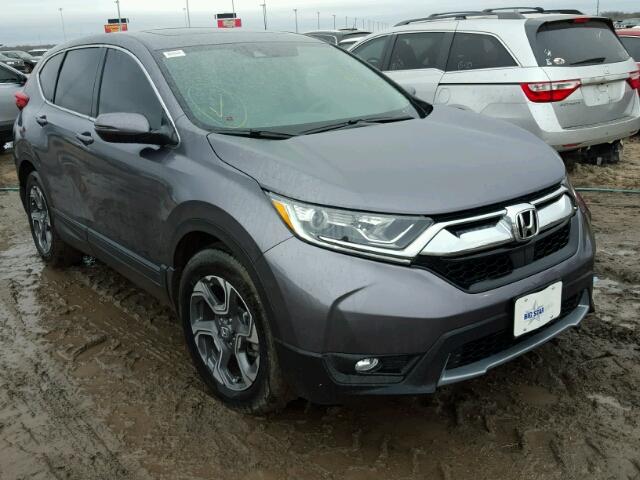 7FARW1H58HE028593 - 2017 HONDA CR-V EX GRAY photo 1