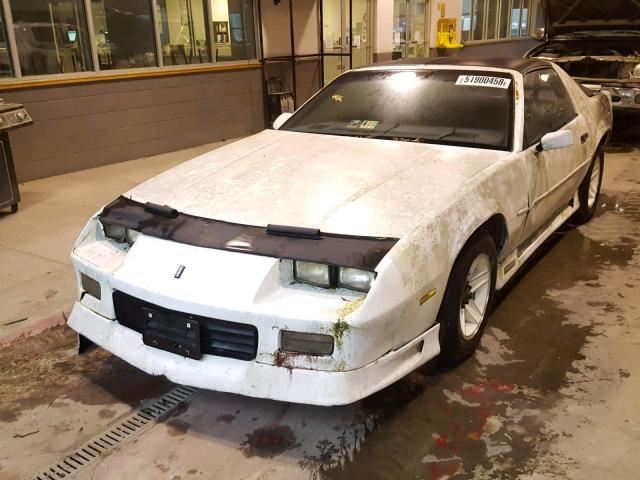 1G1FP23E0NL144901 - 1992 CHEVROLET CAMARO RS WHITE photo 2