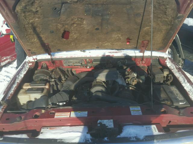 1FTCR10A6VTA87314 - 1997 FORD RANGER RED photo 7