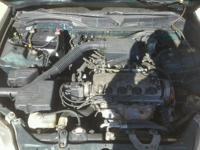 1HGEJ6626XL032217 - 1999 HONDA CIVIC DX GREEN photo 7