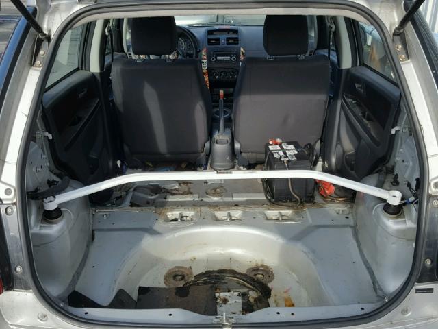 JS2YA413385104163 - 2008 SUZUKI SX4 BASE SILVER photo 9