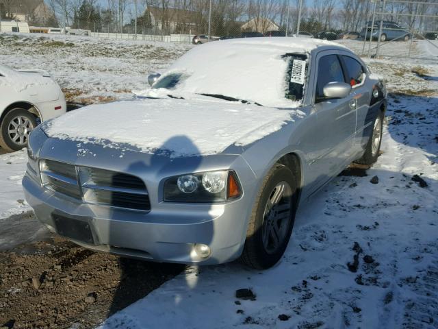 2B3KA53H36H148220 - 2006 DODGE CHARGER R/ SILVER photo 2