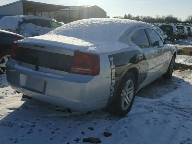 2B3KA53H36H148220 - 2006 DODGE CHARGER R/ SILVER photo 4