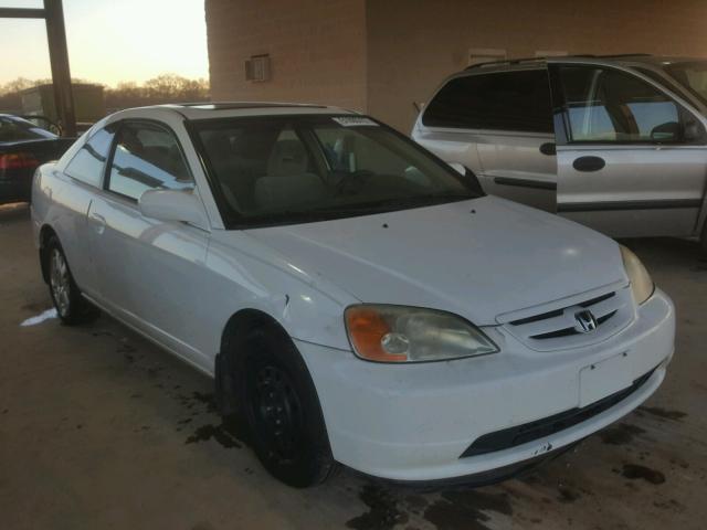 1HGEM22973L032269 - 2003 HONDA CIVIC EX WHITE photo 1