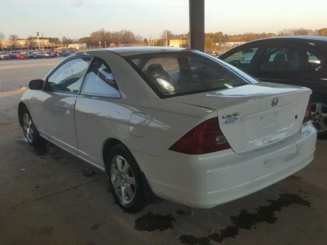 1HGEM22973L032269 - 2003 HONDA CIVIC EX WHITE photo 3