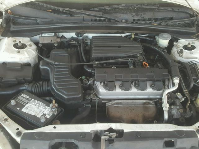 1HGEM22973L032269 - 2003 HONDA CIVIC EX თეთრი ფოტო 7