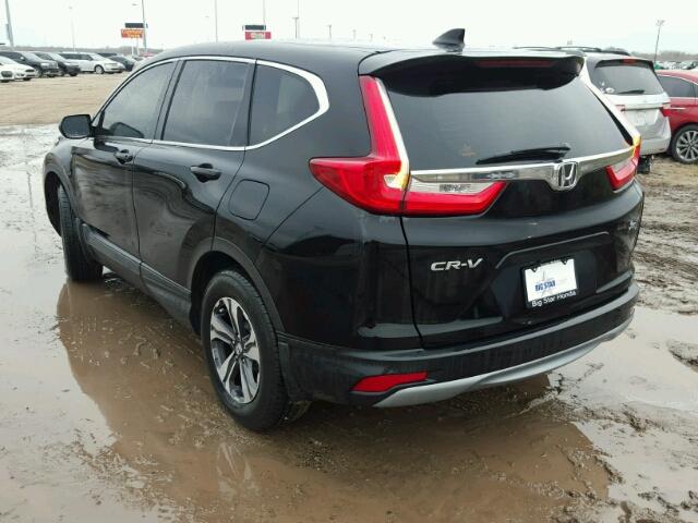 7FARW5H35HE012387 - 2017 HONDA CR-V LX BLACK photo 3