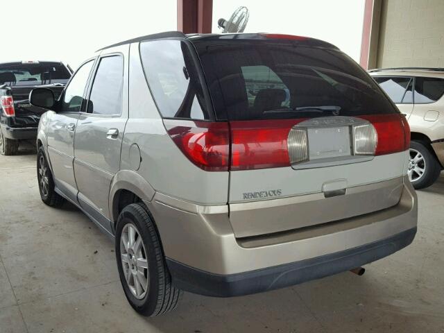 3G5DB03E45S522799 - 2005 BUICK RENDEZVOUS WHITE photo 3