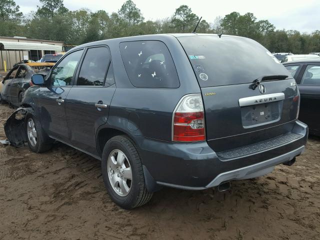 2HNYD18244H560859 - 2004 ACURA MDX GRAY photo 3