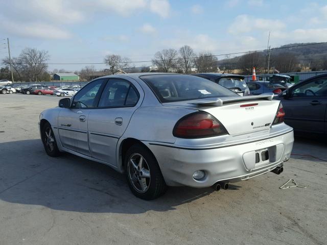 1G2NW52EX1C225797 - 2001 PONTIAC GRAND AM G SILVER photo 3