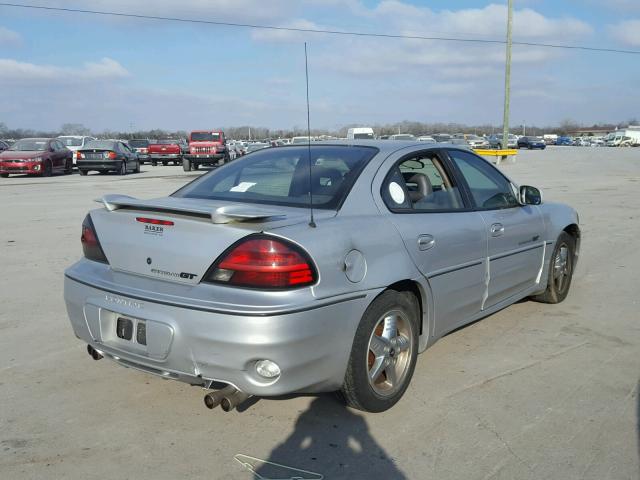 1G2NW52EX1C225797 - 2001 PONTIAC GRAND AM G SILVER photo 4