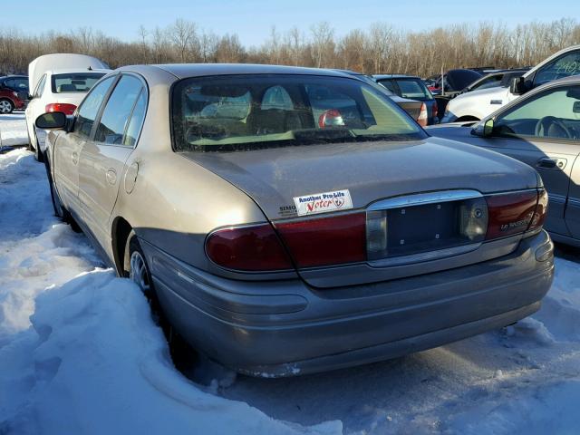 1G4HP52K744117515 - 2004 BUICK LESABRE CU BEIGE photo 3