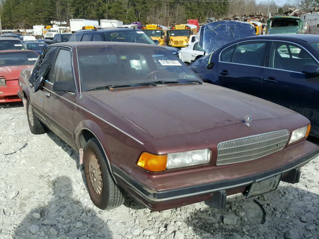 1G4AH54N4L6476992 - 1990 BUICK CENTURY CU BURGUNDY photo 1