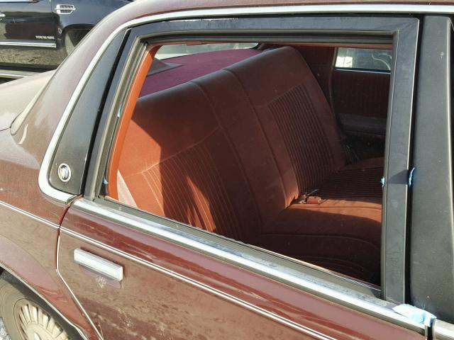 1G4AH54N4L6476992 - 1990 BUICK CENTURY CU BURGUNDY photo 9