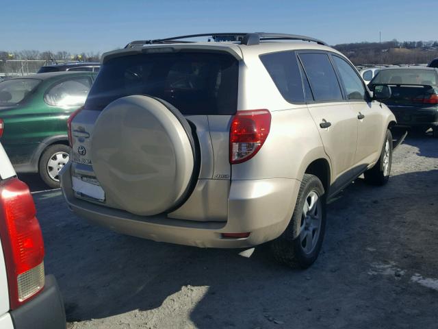 JTMBD33V385142136 - 2008 TOYOTA RAV4 TAN photo 4