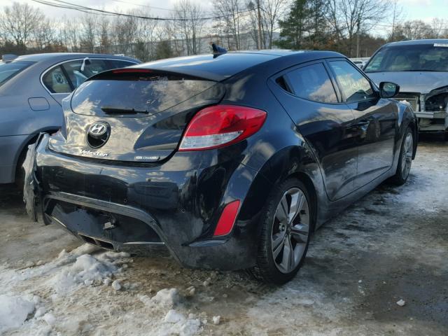 KMHTC6AD8CU076213 - 2012 HYUNDAI VELOSTER B BLACK photo 4