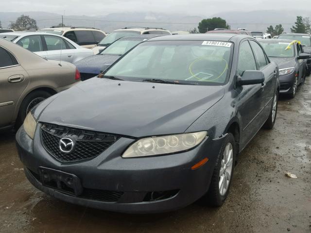 1YVFP80C135M50806 - 2003 MAZDA 6 I GRAY photo 2