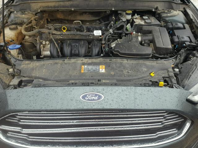 1FA6P0H70F5116162 - 2015 FORD FUSION SE CHARCOAL photo 7