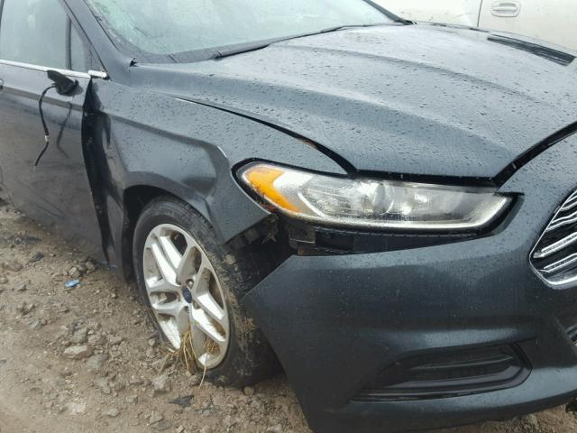 1FA6P0H70F5116162 - 2015 FORD FUSION SE CHARCOAL photo 9