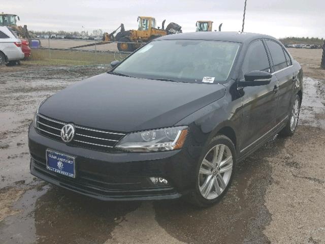 3VWL17AJ1HM390803 - 2017 VOLKSWAGEN JETTA SEL BLACK photo 2